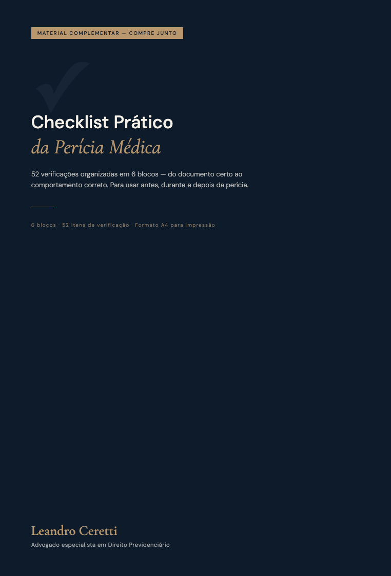Checklist Prático da Perícia Médica